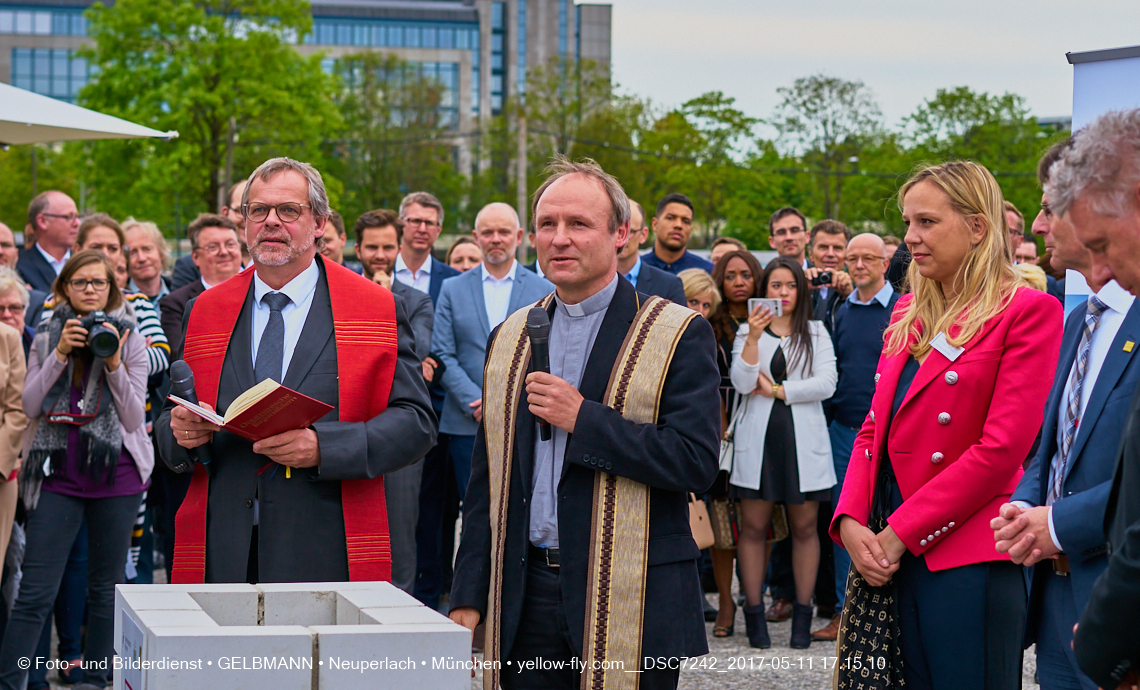 11. Mai 2017 - Grundsteinlegung für die LOGE und dem Kulturquadrat in Neuperlach